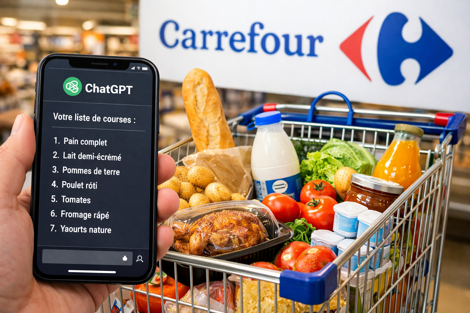 Lire la suite à propos de l’article Carrefour intègre ChatGPT pour révolutionner son commerce connecté