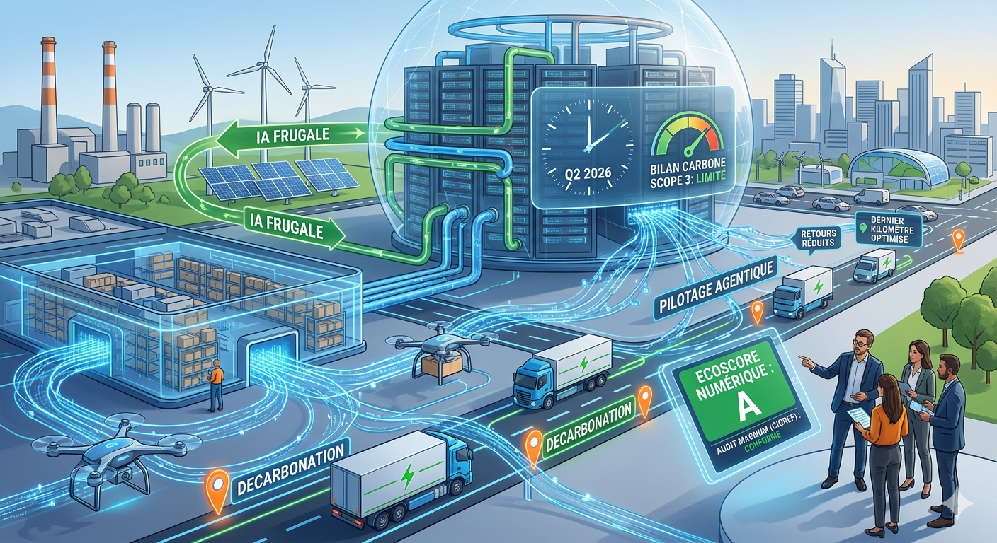 Lire la suite à propos de l’article Numérique et E-commerce: pilotage stratégique vers une réelle décarbonation