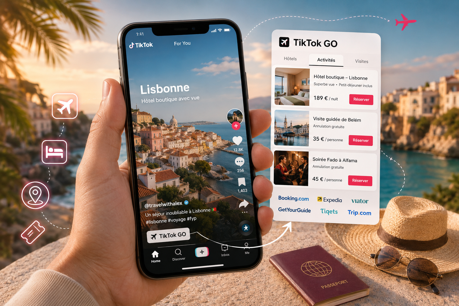 Lire la suite à propos de l’article TikTok GO : quand le réseau social devient agence de voyages