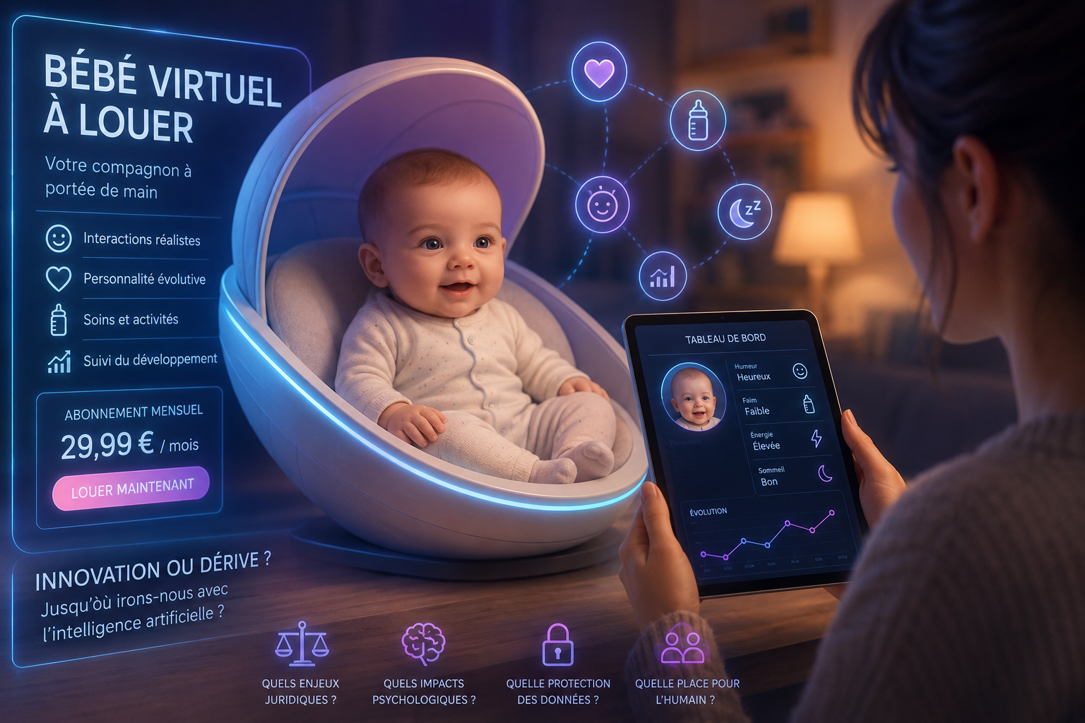 You are currently viewing Les bébés virtuels à louer : business du futur ou cauchemar numérique ?