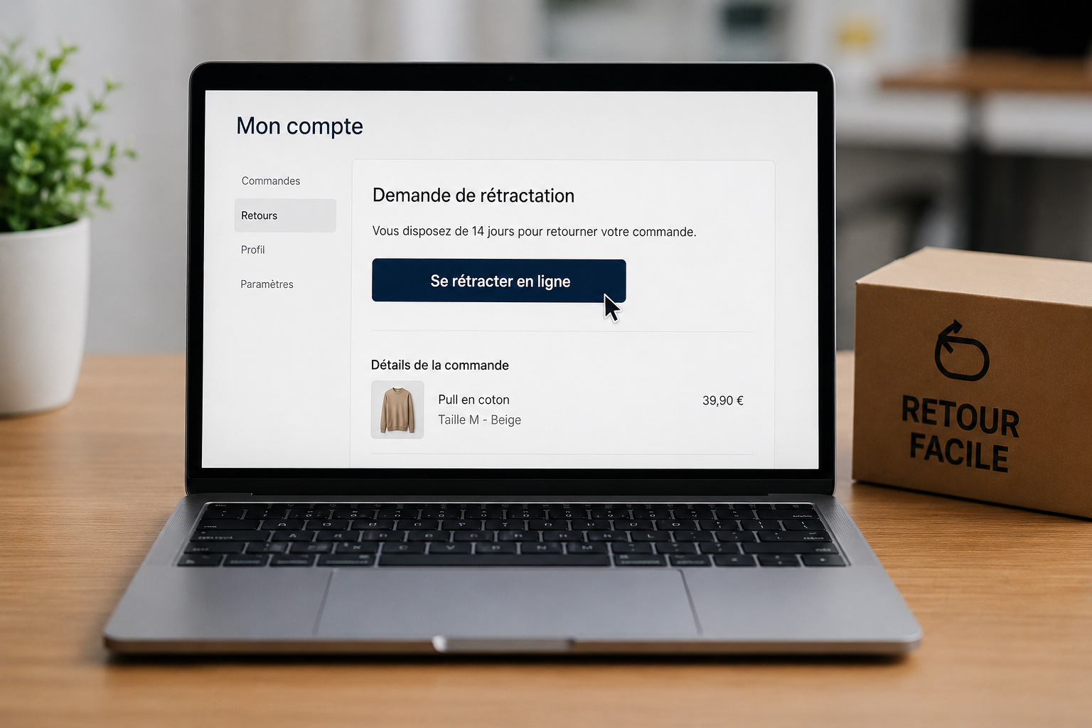 Lire la suite à propos de l’article Le bouton de rétractation devient obligatoire sur les sites e-commerce à partir du 19 juin 2026